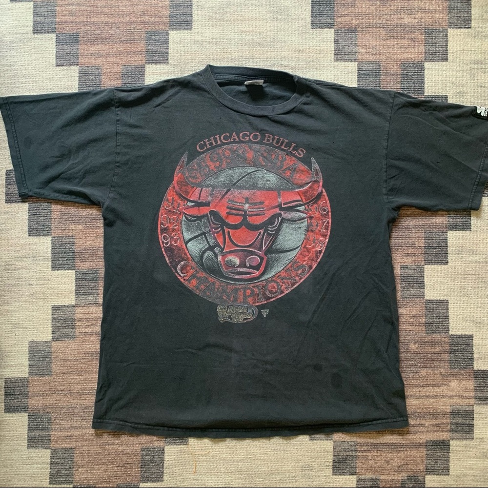 1998 VINTAGE CHICAGO BULLS STARTER CHAMPIONSHIP TOUR TEE